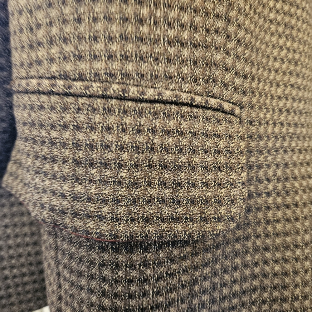 Gianfranco Ruffini Wool Houndstooth Men's Jacket 40R - Picture 6 of 6
